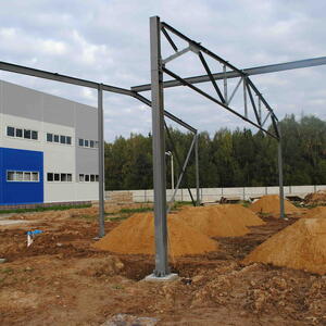 Монтаж металлоконструкций склада